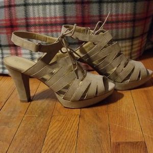 Nude Platform Heels